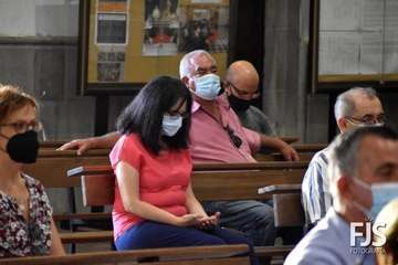 Eucaristía presidida por el obispo José Mazuelos y concierto de la Banda Municipal de Música por la festividad del Santo Cristo de Telde/Francisco Javier Santana.